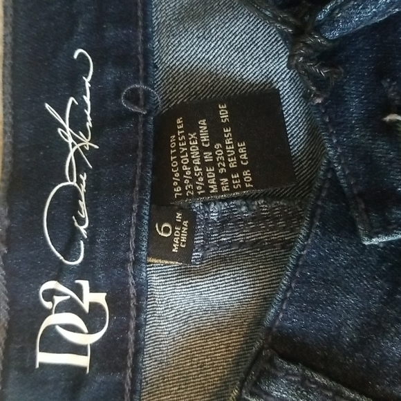 DG2 Dianne Gilman cropped stretch Jean's. 6. NWT - Picture 4 of 5